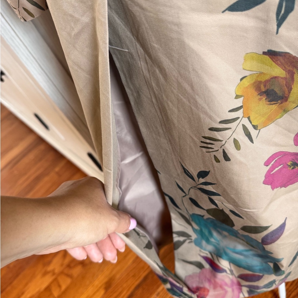 Avec Les Filles Floral Trench Coat - Picture 5 of 8